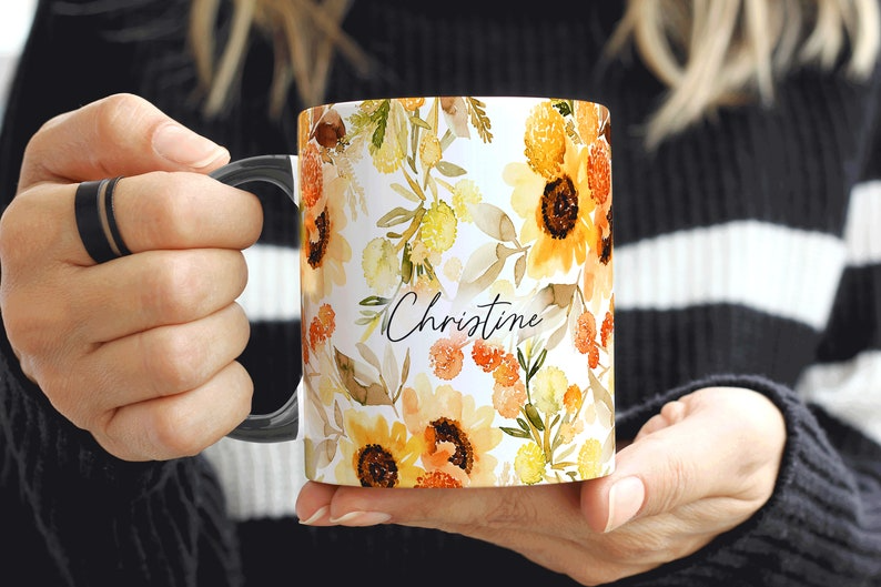 SUNFLOWERS Design Mug
