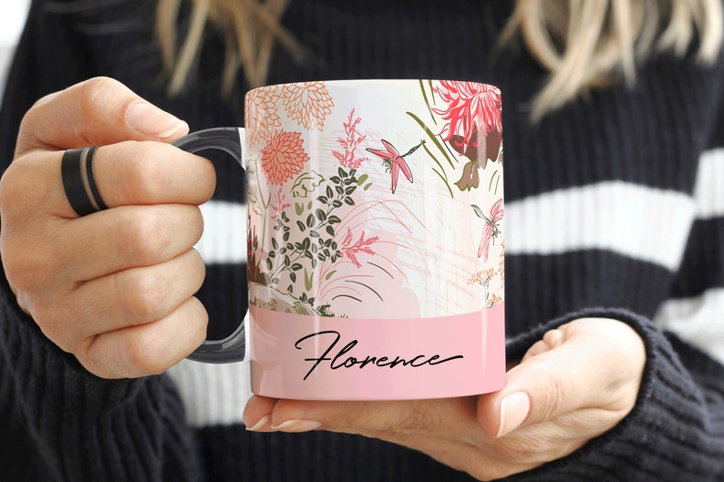 Floral World Art Mug