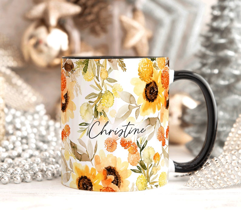 SUNFLOWERS Design Mug