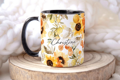 SUNFLOWERS Design Mug