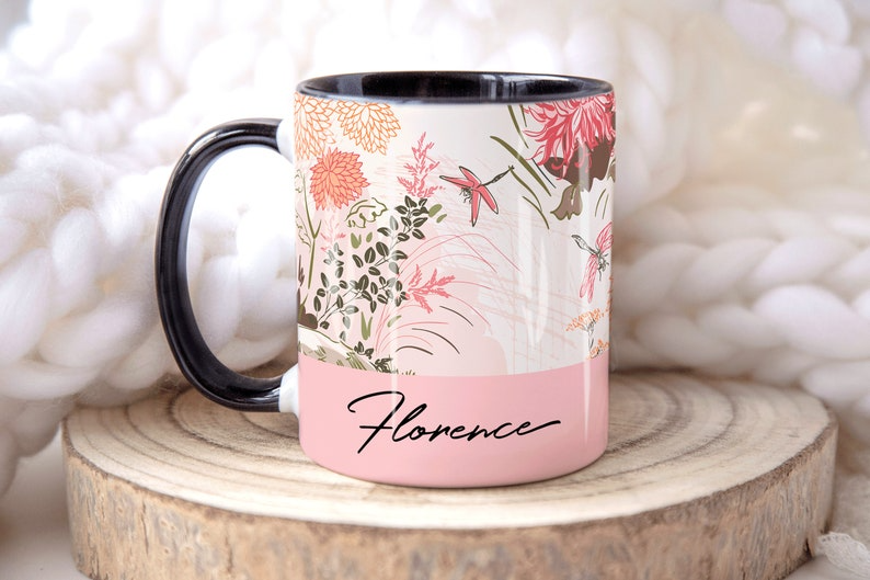 Floral World Art Mug