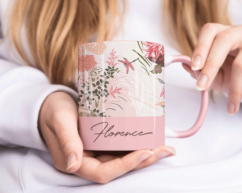Floral World Art Mug