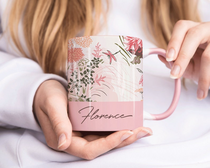 Floral World Art Mug