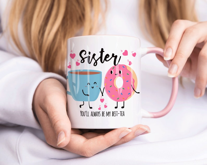 Elegant Sister Bestie Mug Gift