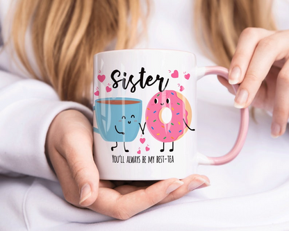 Elegant Sister Bestie Mug Gift