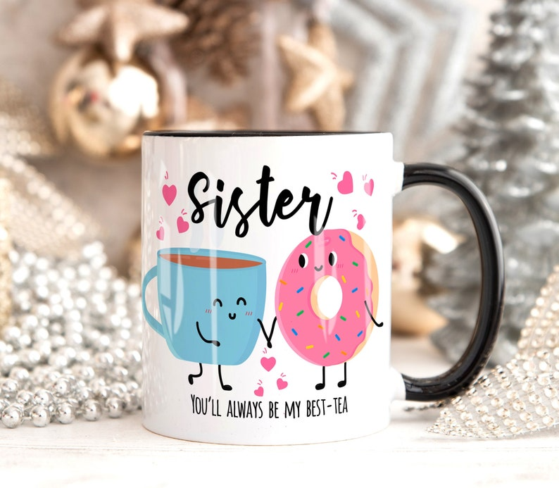 Elegant Sister Bestie Mug Gift
