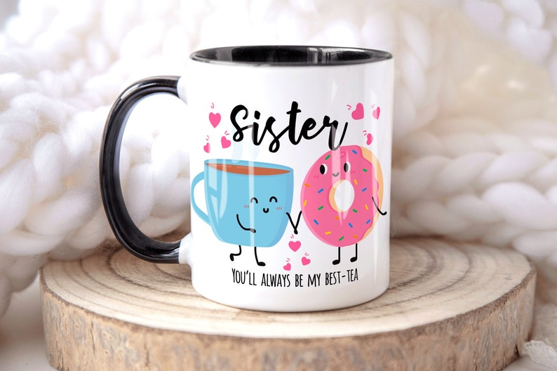 Elegant Sister Bestie Mug Gift