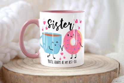 Elegant Sister Bestie Mug Gift