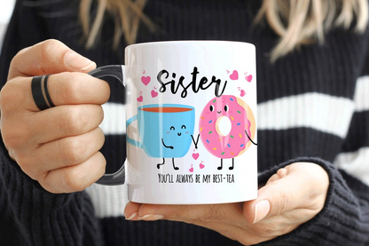 Elegant Sister Bestie Mug Gift