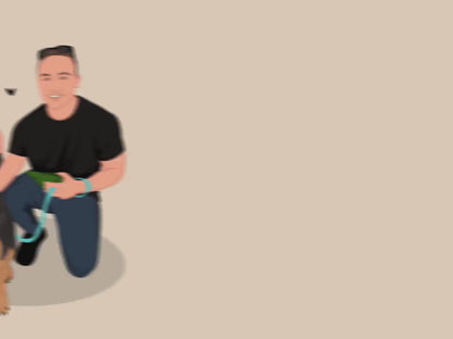 Custom Picture Painting Portrait Frame – Personalized Gift & Wall Decor Frame